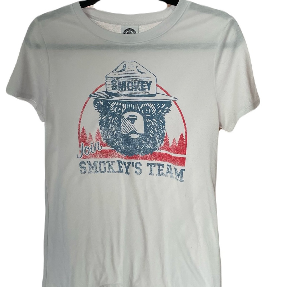 Smokey the Bear-Womens Teens T-Shirt Medium Novelty Tshirt